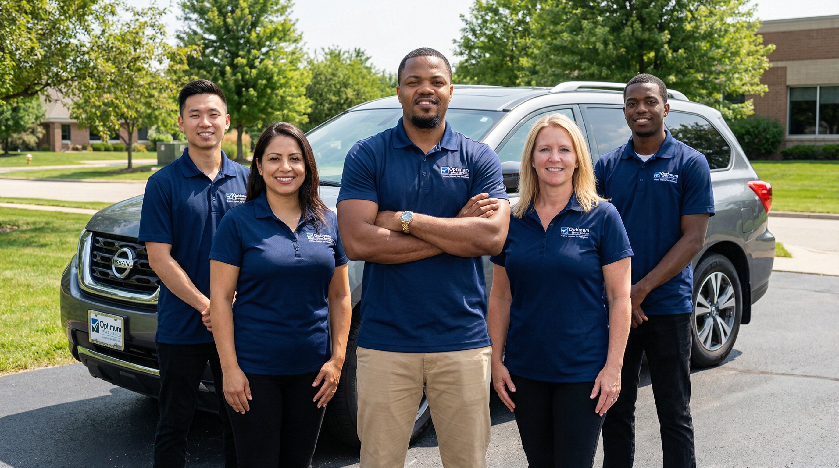 Professional team group photo