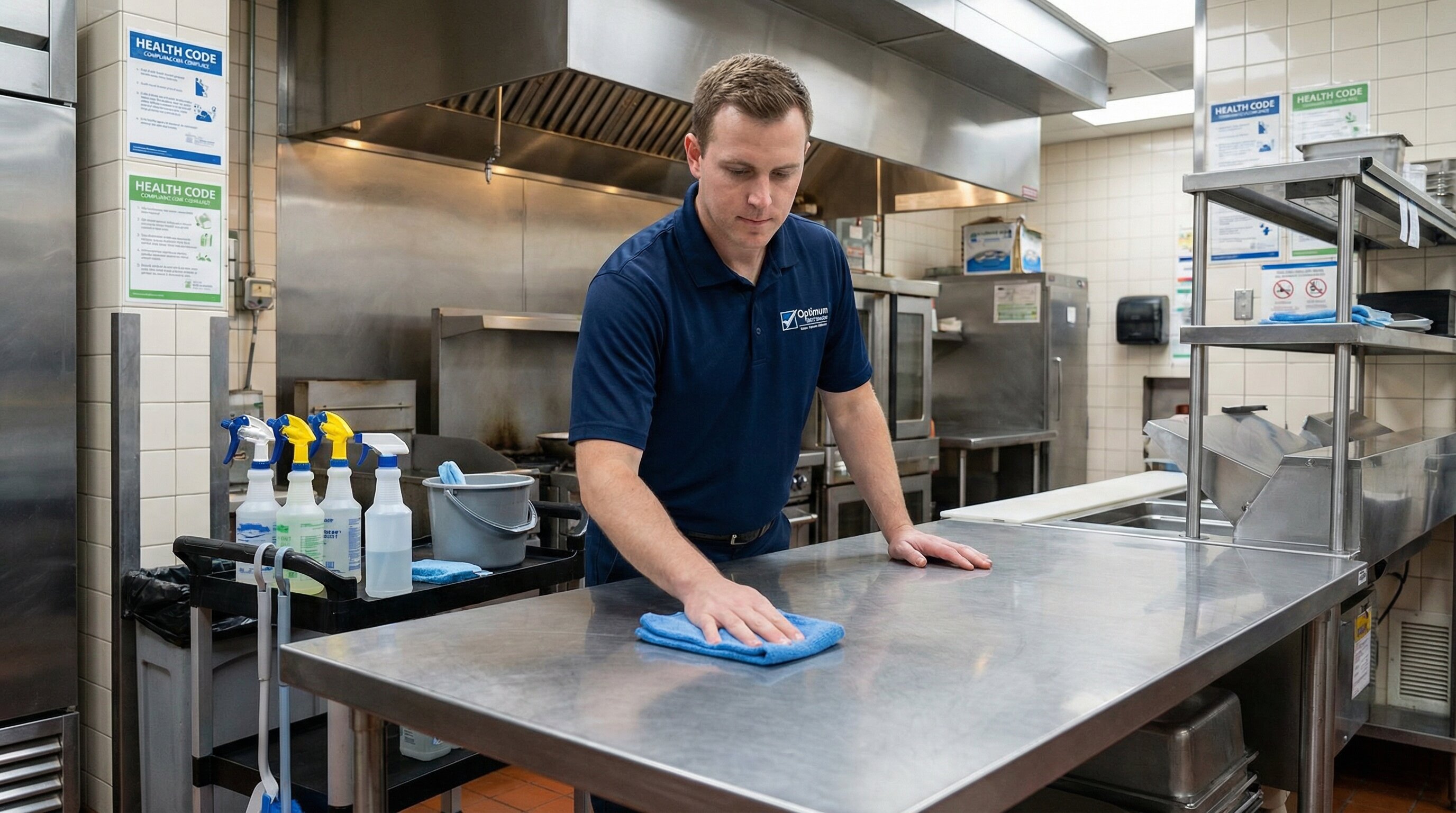 Restaurant kitchen cleaning